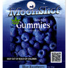 MOONSHOT DELTA-9 THC GUMMIES BLUE RASPBERRY 50MG PER PACKAGE