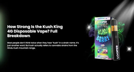 How Strong Is the Kush King 4G Disposable Vape? Full Breakdown