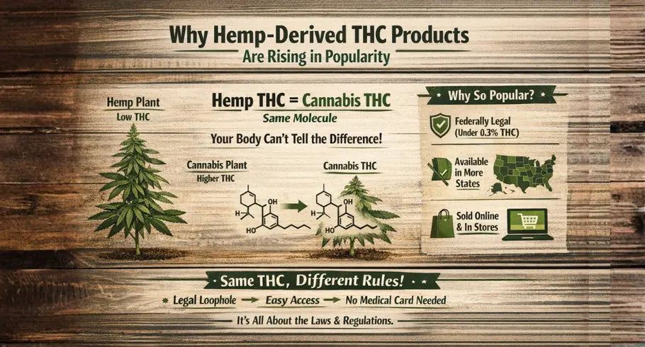 Why Hemp-Derived THC Products Are Rising in Popularity