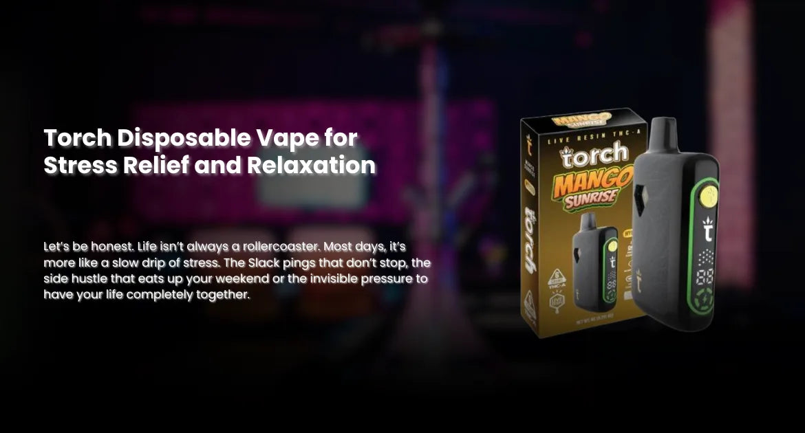 Torch Disposable Vape for Stress Relief and Relaxation