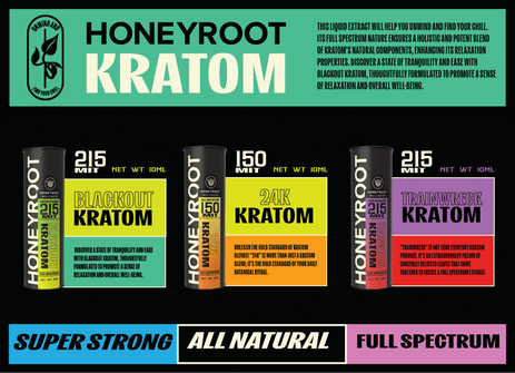 Honeyroot Kratom Shot 24K 150 MIT All Day Blend: A Natural Path to Wellness