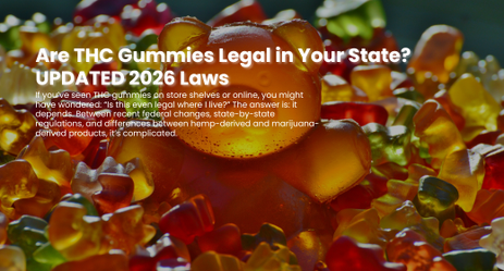 Are THC Gummies Legal in Your State? UPDATED 2026 Laws
