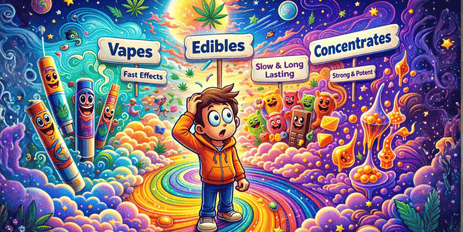 Beginner’s Guide to THC Products: Vapes, Edibles, and Concentrates Explained