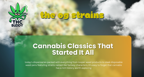 The OG Strains: Cannabis Classics That Started It All