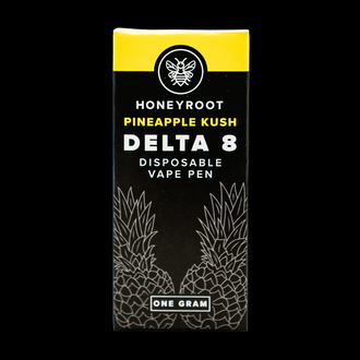 HONEYROOT Pineapple Kush Delta 8 Disposable Vape Pen Hybrid