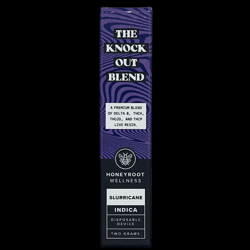 Buy Honeyroot Knock Out Blend Slurricane 2G Disposable Vape Buy Honeyroot Knock Out Blend Slurricane 2G Disposable Vape