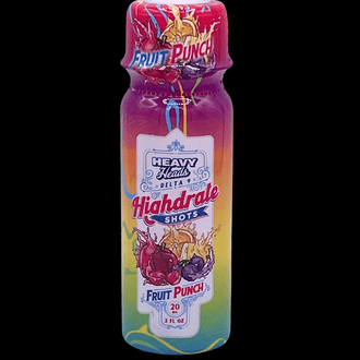 Heavy Heads Highdrate Shots Fruit Punch 20MG THC