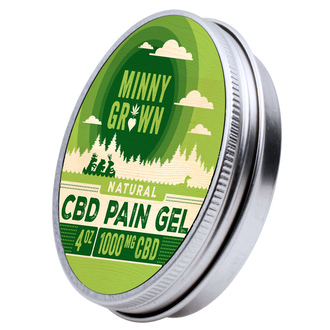 Minny Grown CBD PAIN GEL 4OZ 1000MGCBD