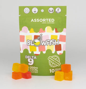 BLOWFISH ASSORTED DELTA 9 GUMMIES SATIVA