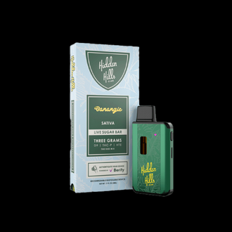 HIDDEN HILLS 3G LIVE SUGAR BAR DISPOSABLE BABANGIE D9 THCP HTE