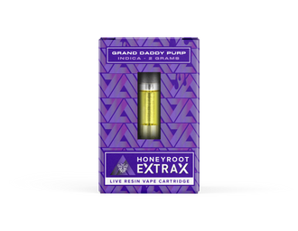 HONEYROOT EXTRAX LIVE RESIN VAPE CARTRIDGE GRAND DADDY PURP INDICA