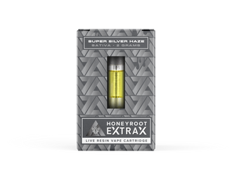 HONEYROOT EXTRAX LIVE RESIN VAPE CARTRIDGE SUPER SILVER HAZE SATIVA