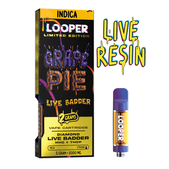 LOOPER LIVE BADDER 2G CARTRIDGE GRAPE PIE