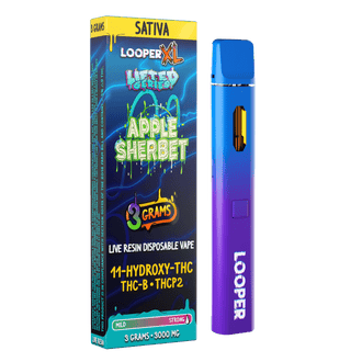 LOOPER Lifted Series Live Resin XL 3G Disposable APPLE SHERBET