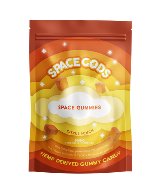 SPACE GODS SPACE GUMMIES CITRUS PUNCH 10MG-10PK