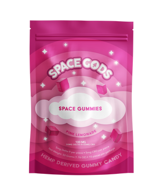 SPACE GODS GUMMIES PINK LEMONADE 10MG-10PK