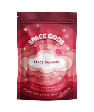 SPACE GODS SPACE GUMMIES WATERMELON 10MG-10PK