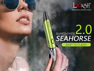 LOOKAH SEAHORSE 2.0 WAX DAB PEN RED
