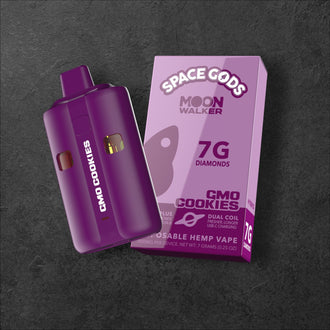 SPACE GODS MOON WALKER 7G DIAMONDS THCA PLUS  GMO COOKIES - HYBRID