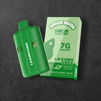 SPACE GODS MOON WALKER 7G DIAMONDS THCA PLUS LA KUSH CAKE - INDICA