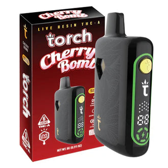 TORCH PULSE 6G LIVE RESIN THC-A DISPOSABLE CHERRY BOMB-SATIVA