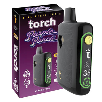 TORCH PULSE 6G LIVE RESIN THC-A DISPOSABLE PURPLE PUNCH-INDICA