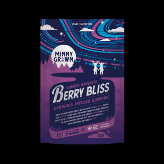 Minny Grown Berry Bliss THC Gummies Indica