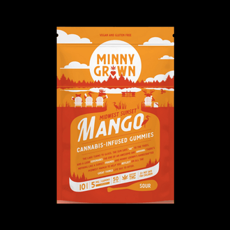 Minny Grown Mango THC Gummies Sativa