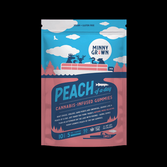 Minny Grown Peach THC Gummies Sativa