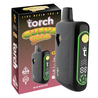 TORCH PULSE 6G LIVE RESIN THC-A DISPOSABLE GUAVA GELATO-SATIVA