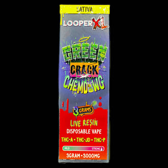 LOOPER Live Resin XL 3G Disposable Green Crack Chemdawg