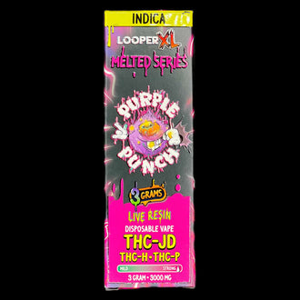 LOOPER Melted Series Live Resin XL 3G Disposable Purple Punch