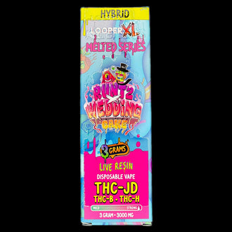 LOOPER Melted Series Live Resin XL 3G Disposable Runtz Wedding Cake