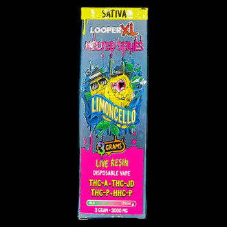 LOOPER Melted Series Live Resin XL 3G Disposable Limonchello