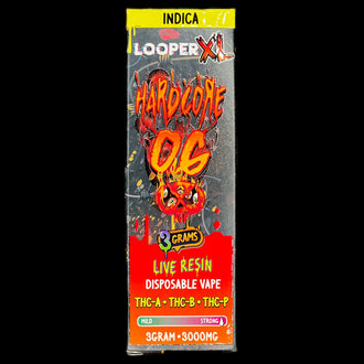 LOOPER Live Resin XL 3G Disposable Hardcore OG