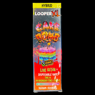 LOOPER Live Resin XL 3G Disposable Cake Bomb