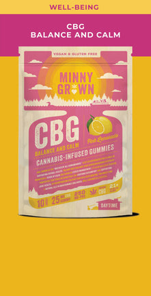 Minny Grown CBG Gummies PINK LEMONADE 25MG CBG