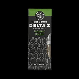 HONEYROOT 1G Delta 8 Cartridge Honey Kush Hybrid