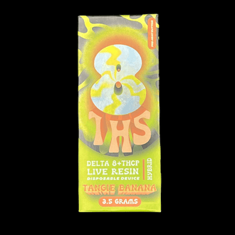 HONEYROOT 8THS LIVE RESIN 3.5g Delta 8+THCP Tangie Banana Live Resin Disposable Hybrid