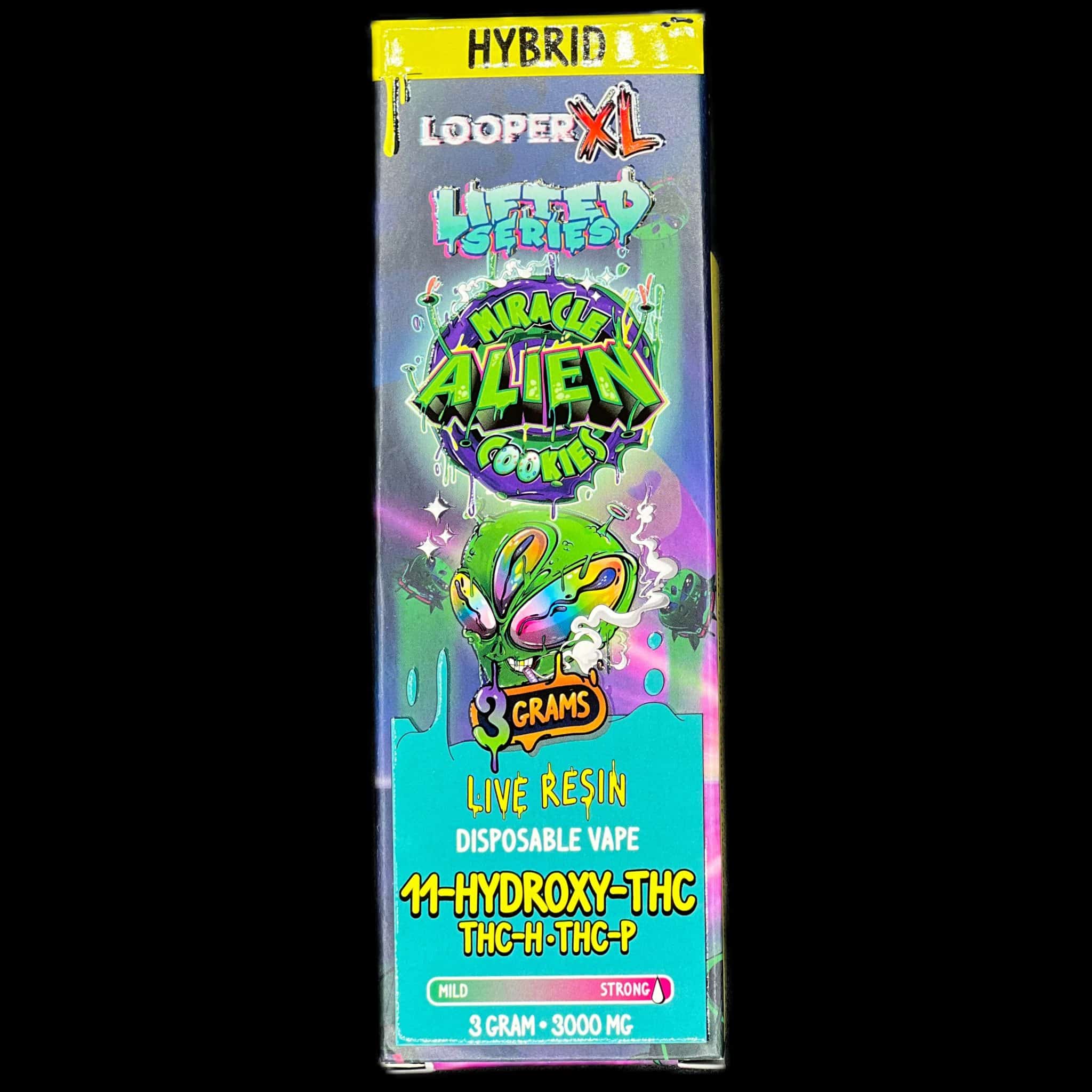 LOOPER Lifted Series Live Resin XL 3G Disposable Alien Cookies
