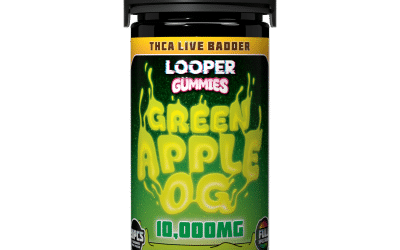 LOOPER THCA LIVE BADDER GUMMIES 10,000MG GREEN APPLE OG