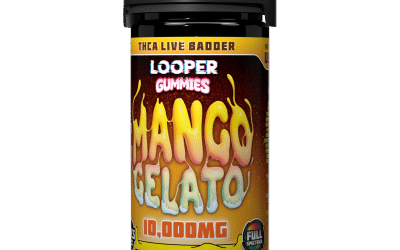 LOOPER THCA LIVE BADDER GUMMIES 10,000MG MANGO GELATO