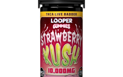 LOOPER THCA LIVE BADDER GUMMIES 10,000MG STRAWBERRY KUSH