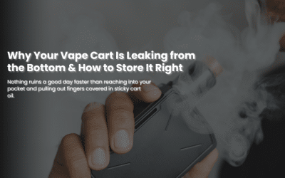 Why Is My Cart Leaking from the Bottom & How to Store It Right